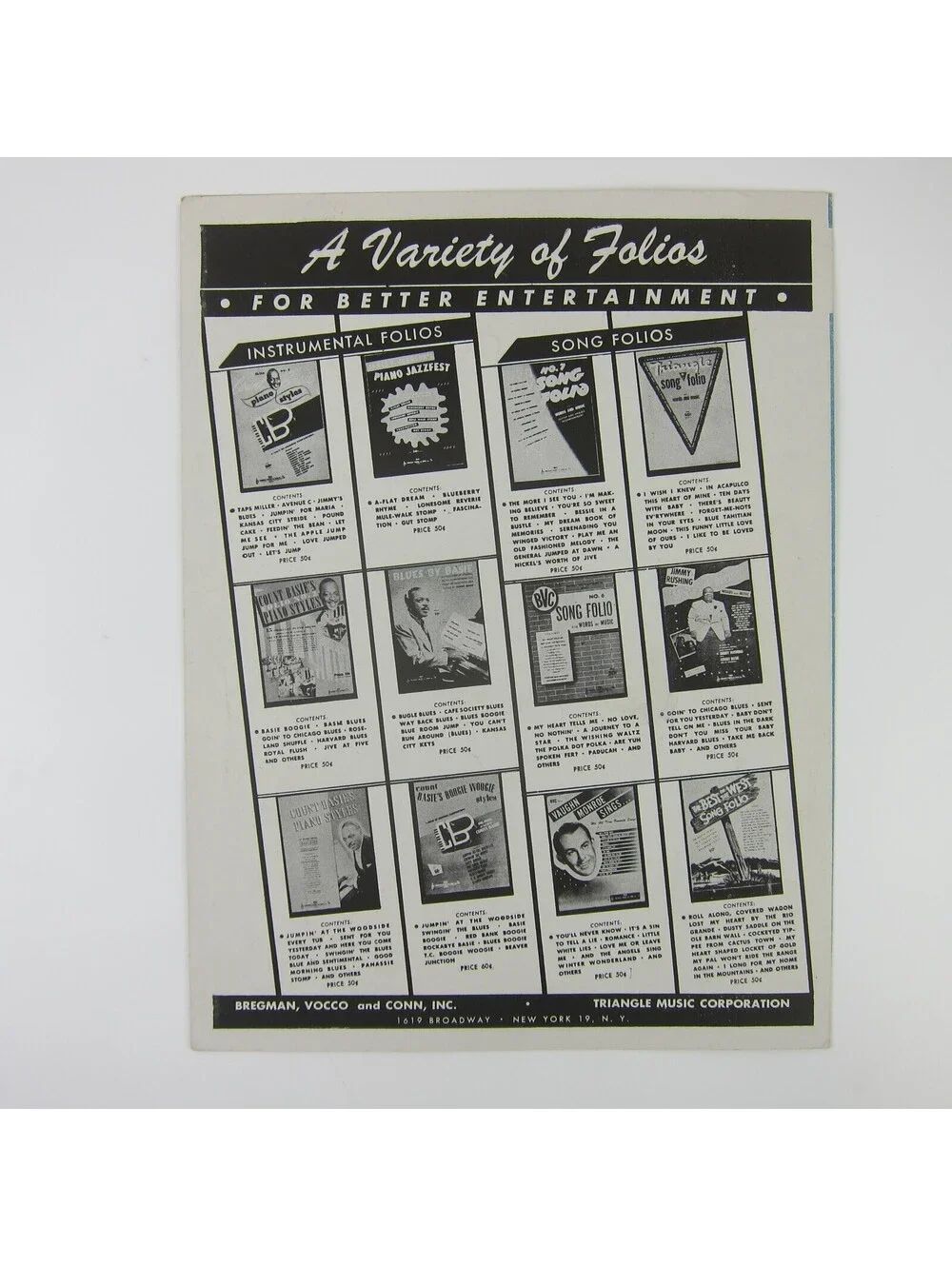 Sheet Music Somewhere in the Night Three Little Girls In Blue Film Vintage 1946